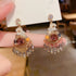 Linglang Boho Dangle Earrings Boho Jewelry for Women Vintage Beaded Earrings Chic Jewelry