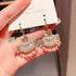 Boho Beaded Earrings Vintage Pearl Earrings Chic Dangle Earrings