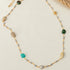 Retro Colored Natural Pearl Necklace Handmade Beaded Necklace Chain Beaded Jewelry for Girls
