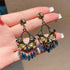 Linglang Bohemian Earrings Vintage Dangle Earrings for Women Retro Drop Earrings Vintage Jewelry