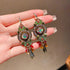 Boho Earrings for Women Vintage Dangle Earrings Bohemian Beaded Earrings