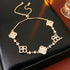 Linglang Elegant Gold Plated Bracelet Dainty Adjustable Zirconia Bracelet Hypoallergenic Summer Jewelry