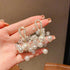 Linglang Boho Earrings for Women Trendy Pearl Earrings Beaded Earrings Stud Earrings Pearl Jewelry