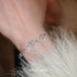 Linglang Iris Cross Gold Plated Bracelet Trendy Adjustable Zircon Bracelet Trendy Jewelry Gifts