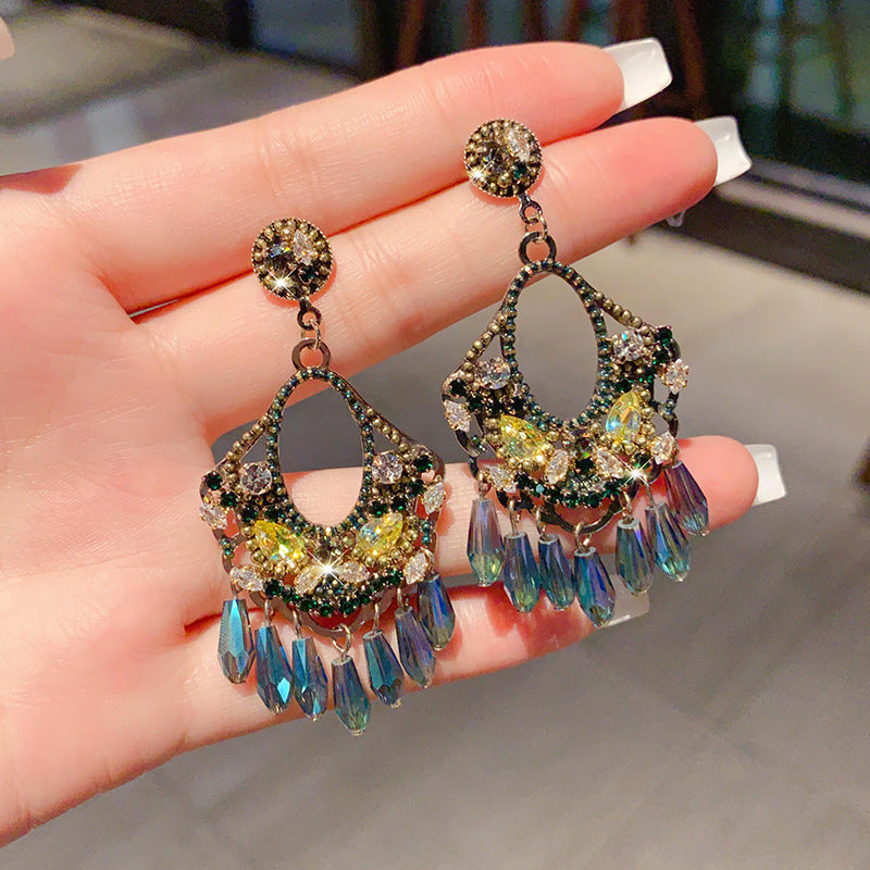 Linglang Bohemian Earrings Vintage Dangle Earrings for Women Retro Drop Earrings Vintage Jewelry