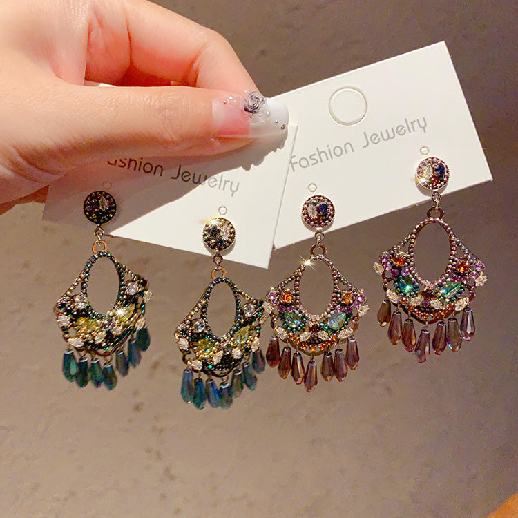 Linglang Bohemian Earrings Vintage Dangle Earrings for Women Retro Drop Earrings Vintage Jewelry