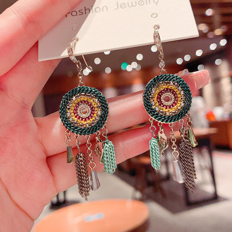 Linglang Vintage Drop Earrings Dangle Earrings for Women Boho Earrings Retro Earrings Boho Jewelry