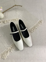 Women's Flats Shoes Pointed Toe Mary Jane Flats Ballet Flats with Strap Slip On Flats Mary Jane Shoes