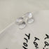 Linglang S925 Silver Fan-shaped Stud Earrings Vintage Silver Jewelry Matte Minimalism Earrings Chic Jewelry