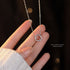 S925 Silver Möbius Ring Micro Diamond Necklace