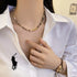 Retro Natural Stone Necklace Beaded Necklace for Women