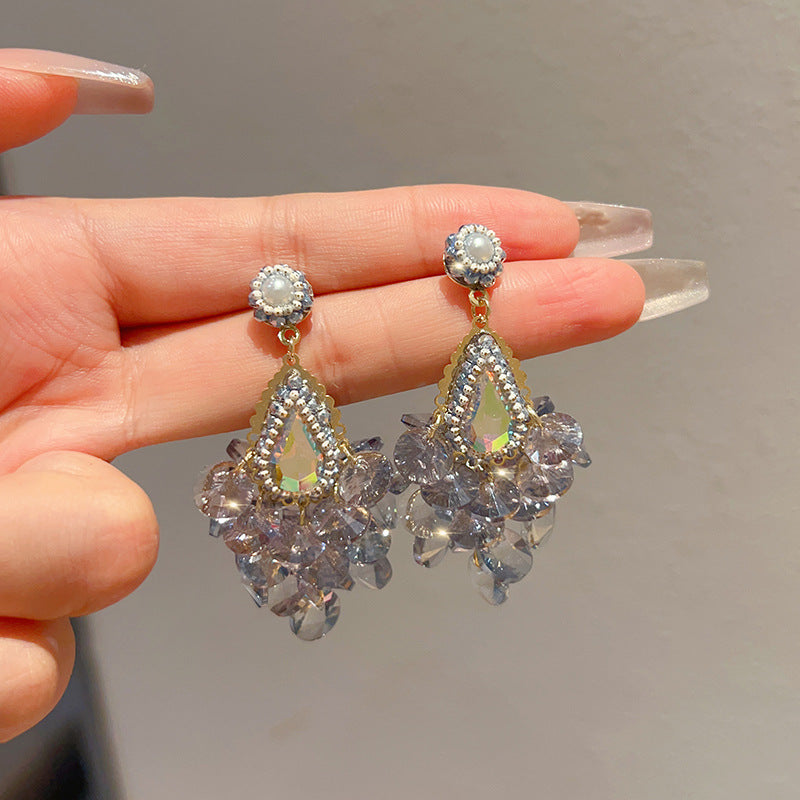 Linglang Handmade Beaded Drop Earrings for Women Boho Statement Earrings Sterling Dangle Earrings Jewelry Gifts