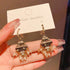 Colorful Beaded Earrings for Women Boho Hoop Earrings Dangle Earrings