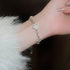 Linglang Elegant Gold Plated Bracelet Dainty Adjustable Zirconia Bracelet Hypoallergenic Summer Jewelry