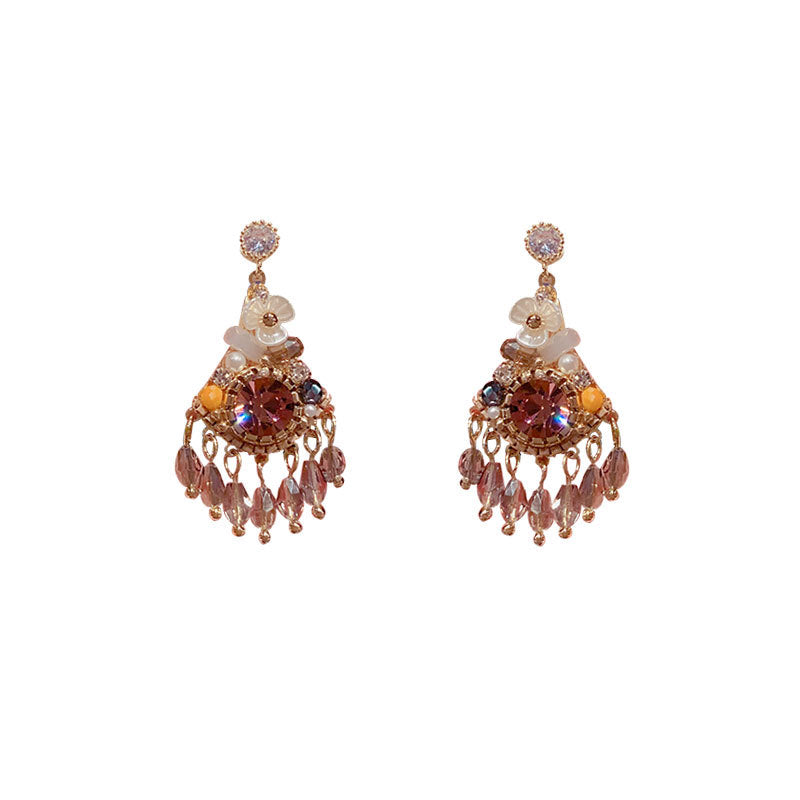 Linglang Boho Dangle Earrings Boho Jewelry for Women Vintage Beaded Earrings Chic Jewelry