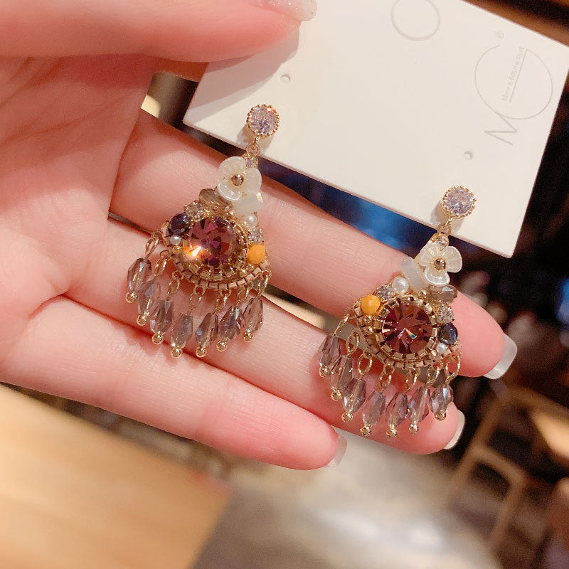 Linglang Boho Dangle Earrings Boho Jewelry for Women Vintage Beaded Earrings Chic Jewelry
