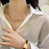 Natural  Stone Crystal Necklace Beaded Necklace for Women