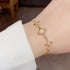 Dainty Opal 14K Gold Plated Bracelet Beaded Bracelet