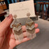 S925 Silver Boho Earrings Vintage Beaded Earrings Retro Dangle Earrings