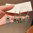 Handmade Beaded Earrings Boho Hoop Dangle Earrings For women