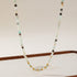 Linglang Beaded Necklaces for Women Natural Stone Summer Beach Gemstone Necklaces Beaded Choker