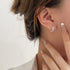 Linglang S925 Sterling Silver Cuff Earrings Dainty Sterling Silver Earrings Trendy Hoop Earrings