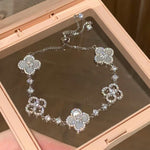 18K Gold Plated Clover Lucky Bracelet Cleef Bracelets Gold Bracelet Trendy Jewelry Gifts