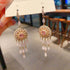 Handmade Boho Beaded Earrings Vintage Dangle Earrings