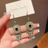 Handmade Beaded Earrings Boho Hoop Dangle Earrings For women