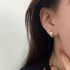 Linglang S925 Silver Hoop Earrings Minimalist Earrings Jewelry for Girls Dainty Hypoallergenic Earrings