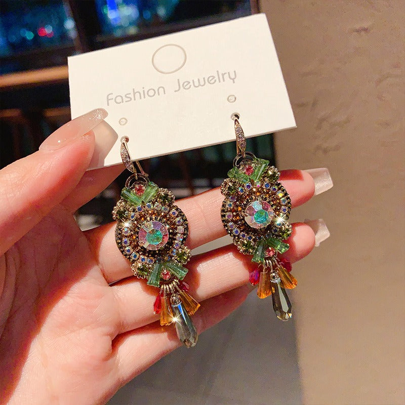 Boho Earrings for Women Vintage Dangle Earrings Bohemian Beaded Earrings