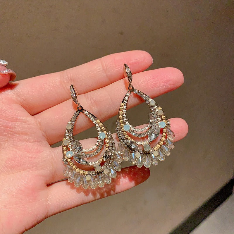 Handmade Beaded Earrings Drop Earrings Boho Dangle Earrings for Women
