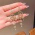 Linglang S925 Silver Earrings Sterling Dangle Earrings Boho Statement Earrings Dainty Drop Earrings for Women