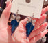 Linglang Vintage S925 Silver Earrings Dangle Earrings Tassel Earrings Retro Jewelry