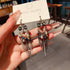 Handmade Boho Beaded Earrings Retro Tassel Earrings Drop Dangle Earrings