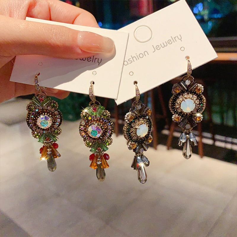 Boho Earrings for Women Vintage Dangle Earrings Bohemian Beaded Earrings