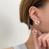 Linglang S925 Stud Earrings Dainty Sterling Silver Earrings Minimalist Hypoallergenic Earrings