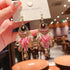 S925 Silver Boho Dangle Earrings for Women Beaded Drop Earrings