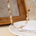Linglang Colored Crystal Necklaces Natural Stone Beaded Necklace Black Quartz Rutilated Necklace Beaded Jewelry