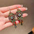 Boho Earrings for Women Vintage Dangle Earrings Bohemian Beaded Earrings